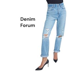 DENIM FORUM The BF High Rise Loose | Light Wash | Women’s 25